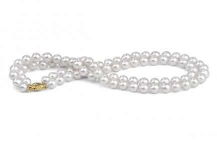 pearl necklace baroque 00mm strand akoya double sea south umipearls